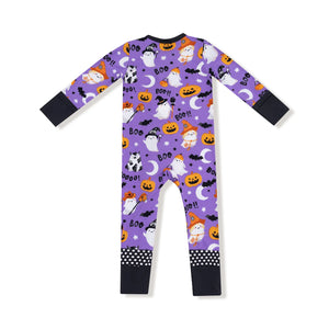 ANGEL DEAR- Costumed Ghosts - Glow In The Dark - Purple  Convertible Romper