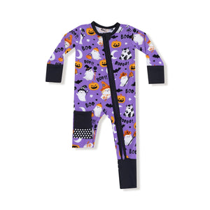 ANGEL DEAR- Costumed Ghosts - Glow In The Dark - Purple  Convertible Romper