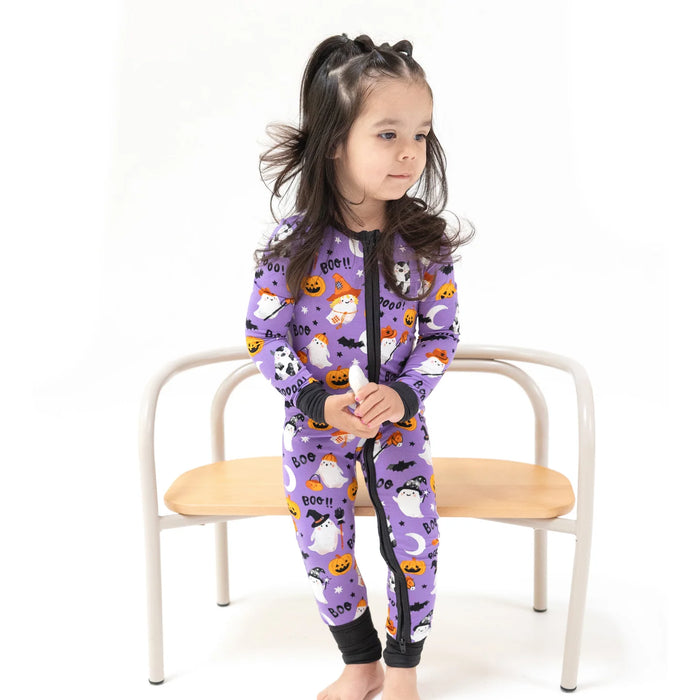 ANGEL DEAR- Costumed Ghosts - Glow In The Dark - Purple  Convertible Romper