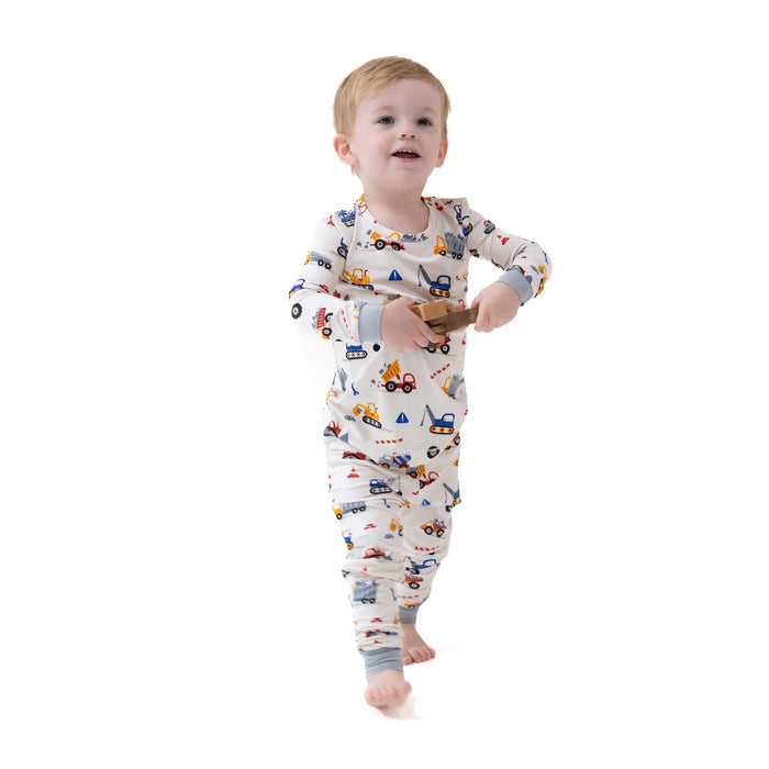 Angel Dear- Crayon Construction  Long Sleeve Loungewear Set