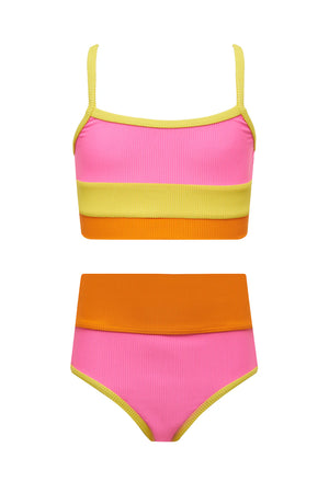 BEACH RIOT- Little Eva & Emie Set Soleil Colorblock