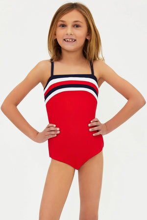 BEACH RIOT- Little Jessa One Piece American Colorblock