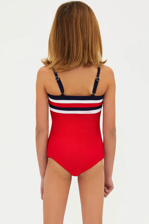 BEACH RIOT- Little Jessa One Piece American Colorblock