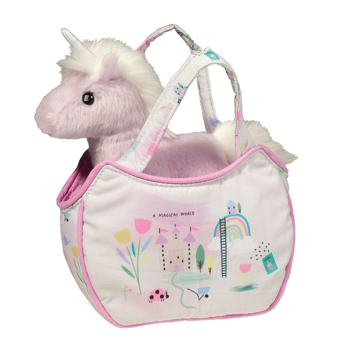 Douglas- Magical World Sassy Sak with Purple Unicorn