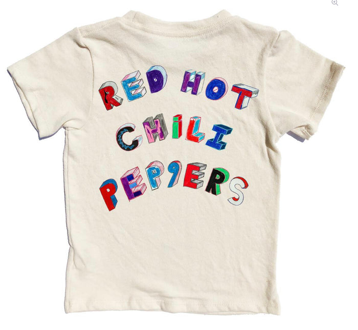 Rowdy Sprout- Red Hot Chili Peppers organic ss tee