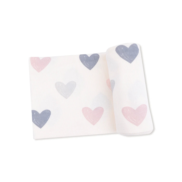 Angel Dear- Hearts  Swaddle Blanket