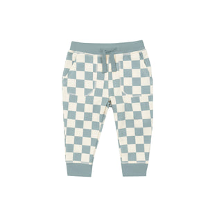 Angel Dear- Hoodie And Jogger - Checkerboard Gray Mist