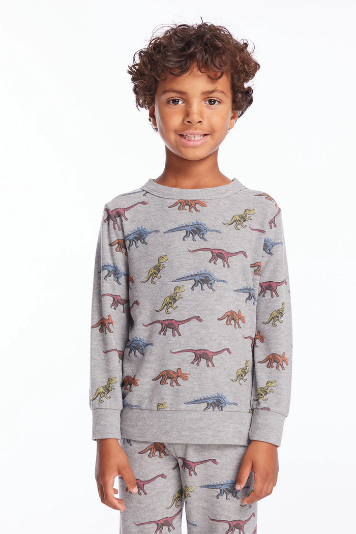 CHASER- Skeleton Dinos Boys Long Sleeve sweatshirt