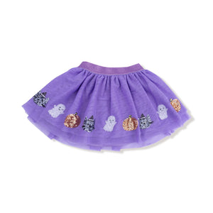 ANGEL DEAR- Purple Halloween Tutu Skirt