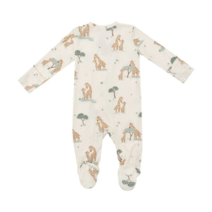 Angel Dear- 2 Way Zipper Footie - Giraffe Families