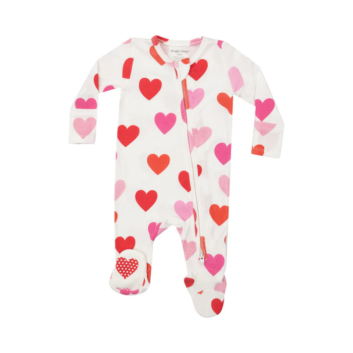 Angel Dear- Big Heart 2 Way Zipper Footie