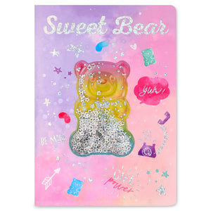 iscream- Gummy Bear Shaky Glitter Mini Journal