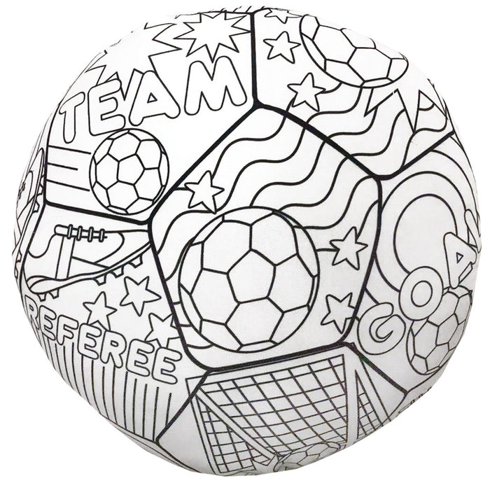 iscream - Soccer Color Me Pillow