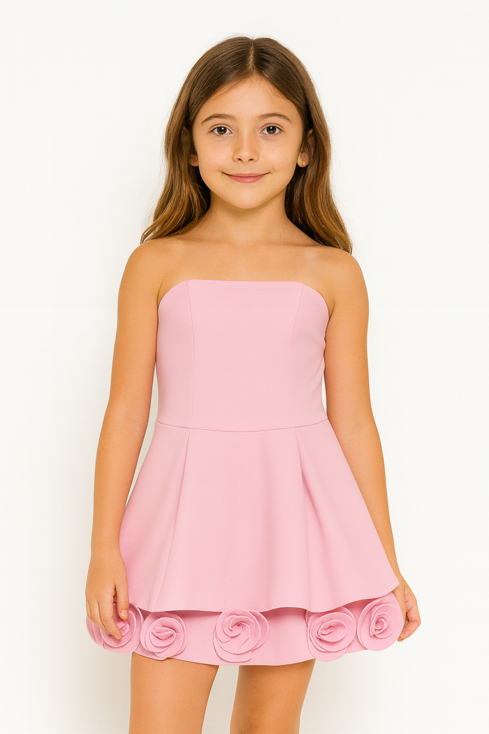 KATIEJ NYC- TWEEN ROSIE COUTURE DRESS (Pink)