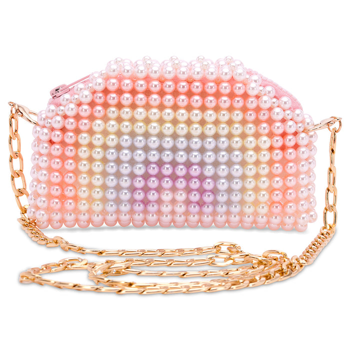 iscream- Rainbow Beaded Crossbody Bag