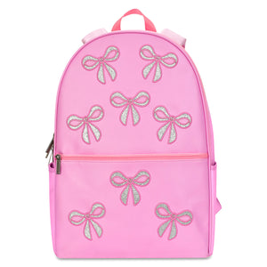 iscream- Pink Glitter Bows Backpack