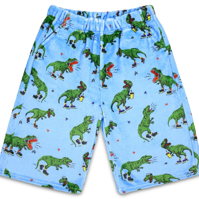 Iscream- Skating Dinosaurs Plush Shorts