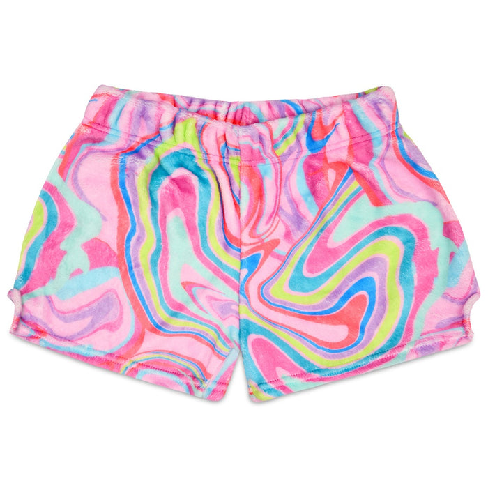 Iscream- Color Swirl Plush Shorts