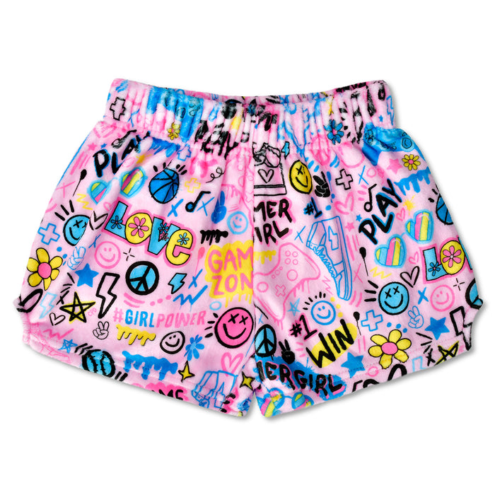 iscream- Corey Paige Game Zone Plush Shorts