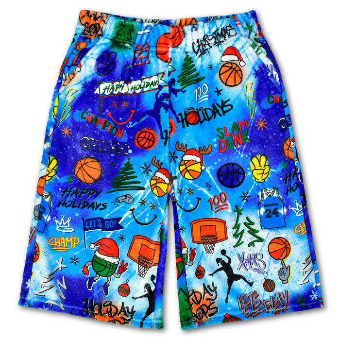 iscream- Corey Paige Holiday Hoops Plush Board Shorts