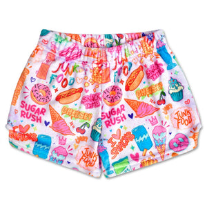 iscream- Corey Paige Junk Food Plush Shorts