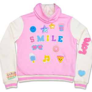 Iscream- Check It Out Varsity Sweatshirt Jacket