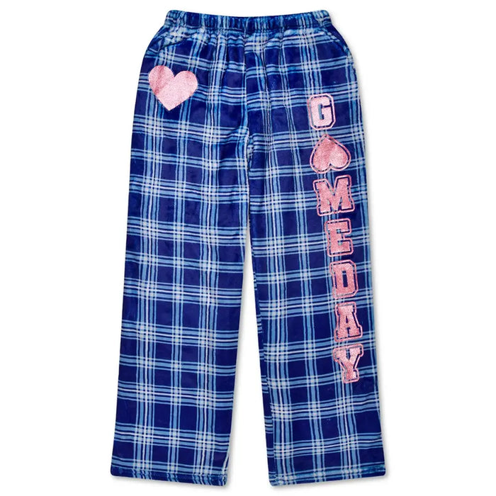 Iscream- Theme Varsity Plush Pants - Blue