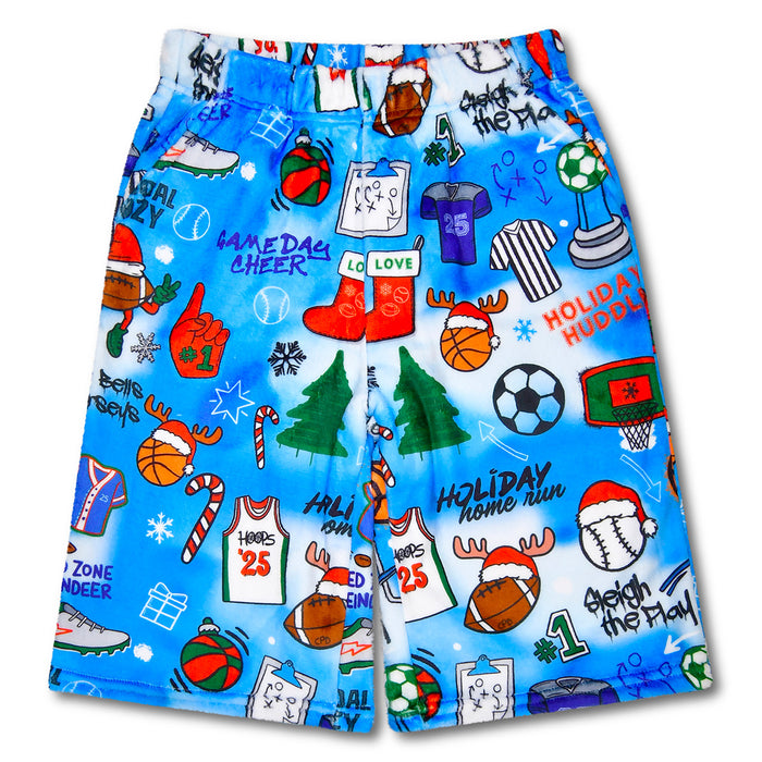 Iscream- Corey Paige Holiday Game Day Plush Board Shorts