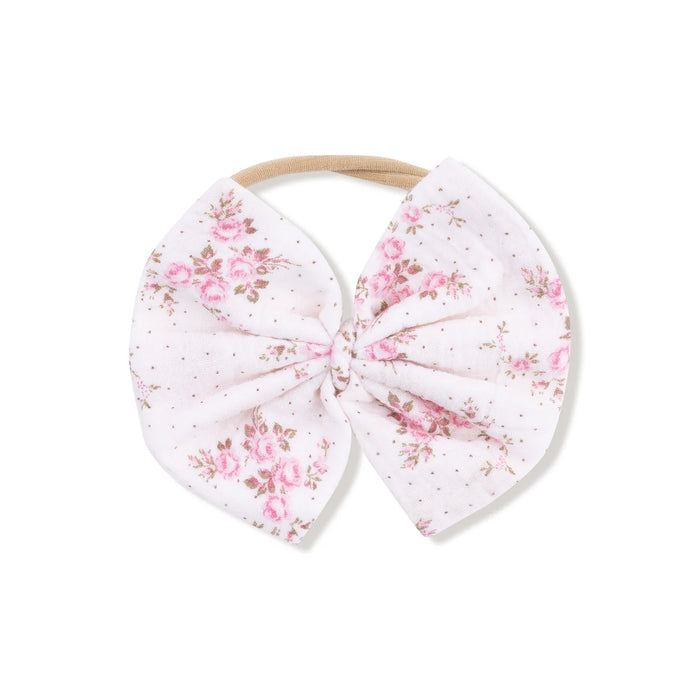 Angel Dear- Belle Rosette Dot Big Bow on Soft Headband Regular price