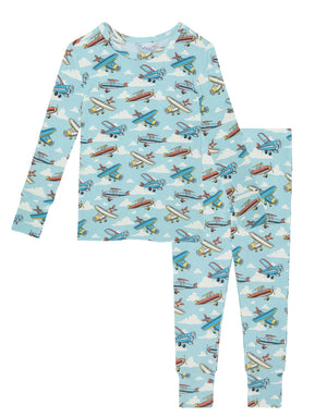 Posh Peanut- Posh Planes Classic Pajama Set