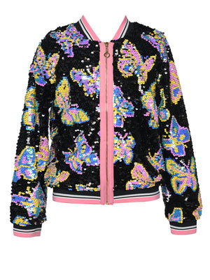 Baby Sara- Butterfly Sequin Jacket