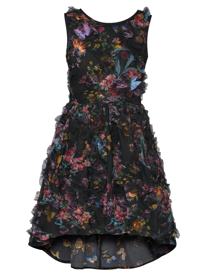 Hannah Banana- Butterfly High Low Hem Mesh