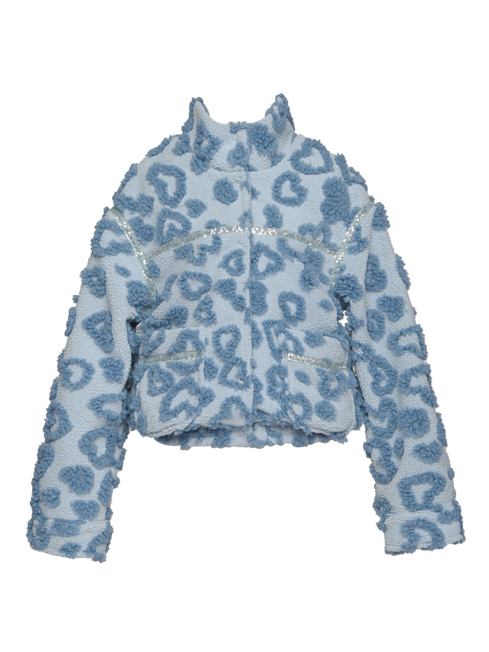 Hannah Banana- Heart Embossed Faux Sherpa