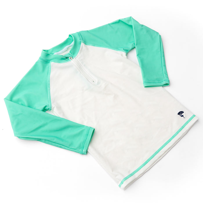 Shade Critters- H20 Rash guard (green anchors)