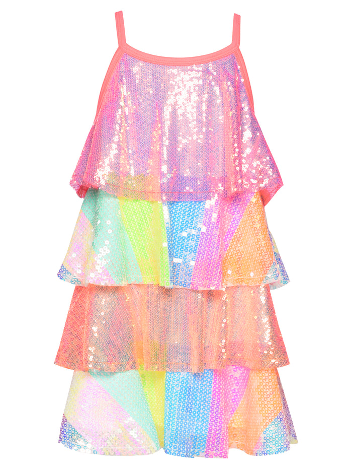 Baby Sara- Sequin Four Tier Dress