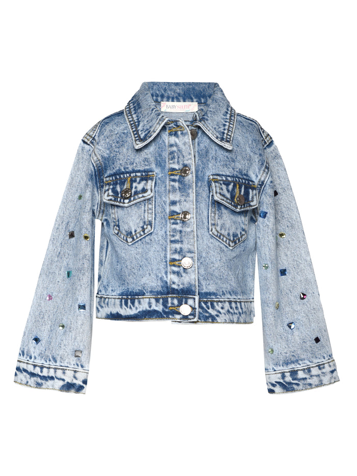 Baby Sara- Sparkle Denim Jacket