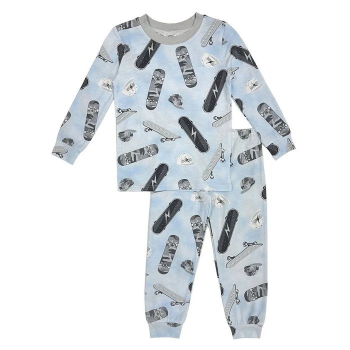 esme- Long Sleeve Skateboard Pajama Set