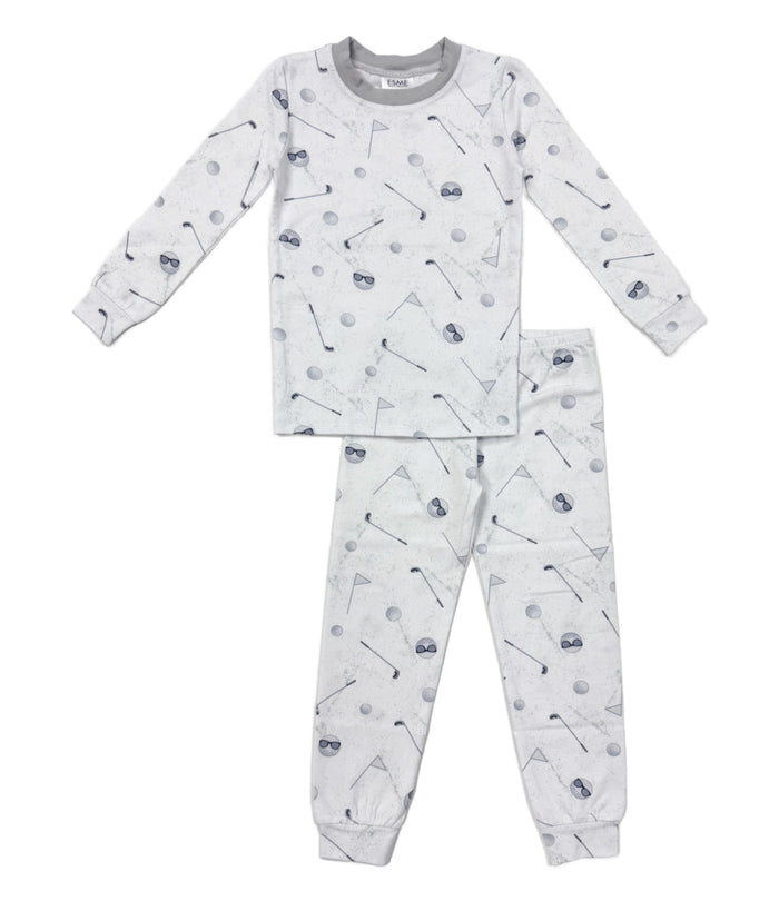 esme- Tee Time Long Sleeve Lounge Set