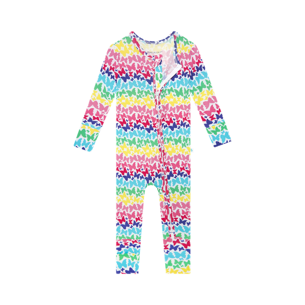 Posh Peanut- Rainbow Butterfly Convertible One Piece