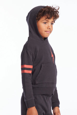 CHASER- Red Bolt Boys Pullover Hoodie