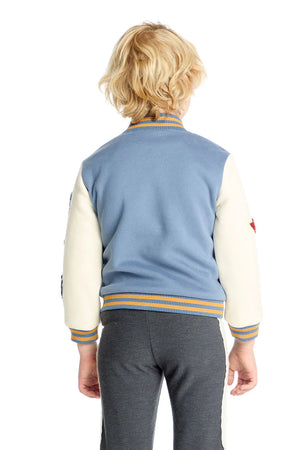 CHASER- Allan Steel Blue & Stonewash Bomber