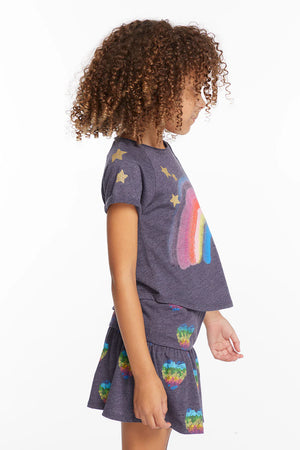 CHASER- Painted Rainbow Girls Tee