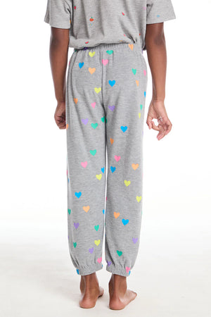 CHASER- Rainbow Hearts Girls Pants