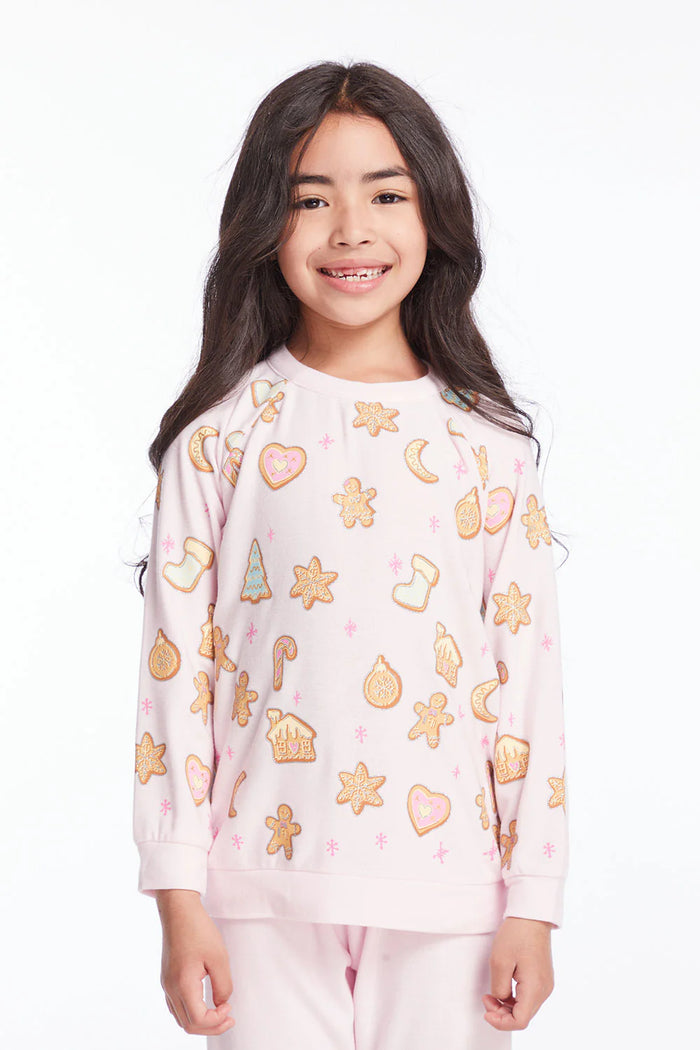 CHASER- Christmas Cookies Girls Pullover