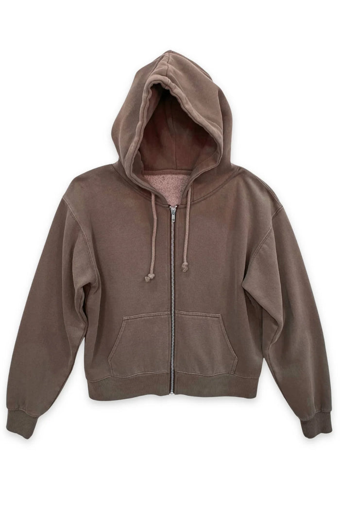 KATIEJ NYC- TWEEN CODY ZIP HOODIE (mushroom)