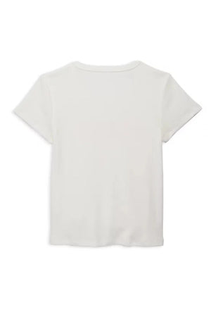 KATIEJ NYC- TWEEN COQUETTE BOWS GRAPHIC TEE (vintage white)