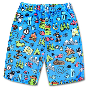 iscream- Camp Out Plush Shorts