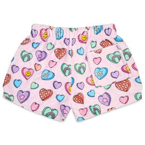 Iscream- Candy Hearts Plush Shorts