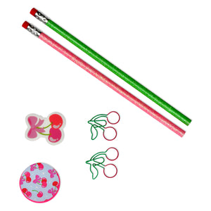 iscream- Cheerful Cherries Stationery Set