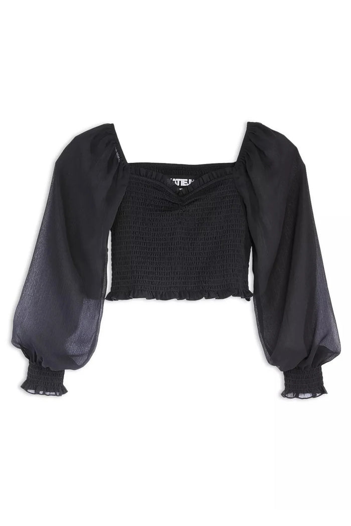 KATIEJ NYC- TWEEN CHLOE SHEER TOP